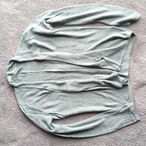 NWOT Cyrus Seafoam Open Front Cardigan Sweater Lightweight Knit Size XS